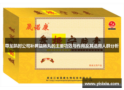 尊龙凯时公司补脾益肠丸的主要功效与作用及其适用人群分析